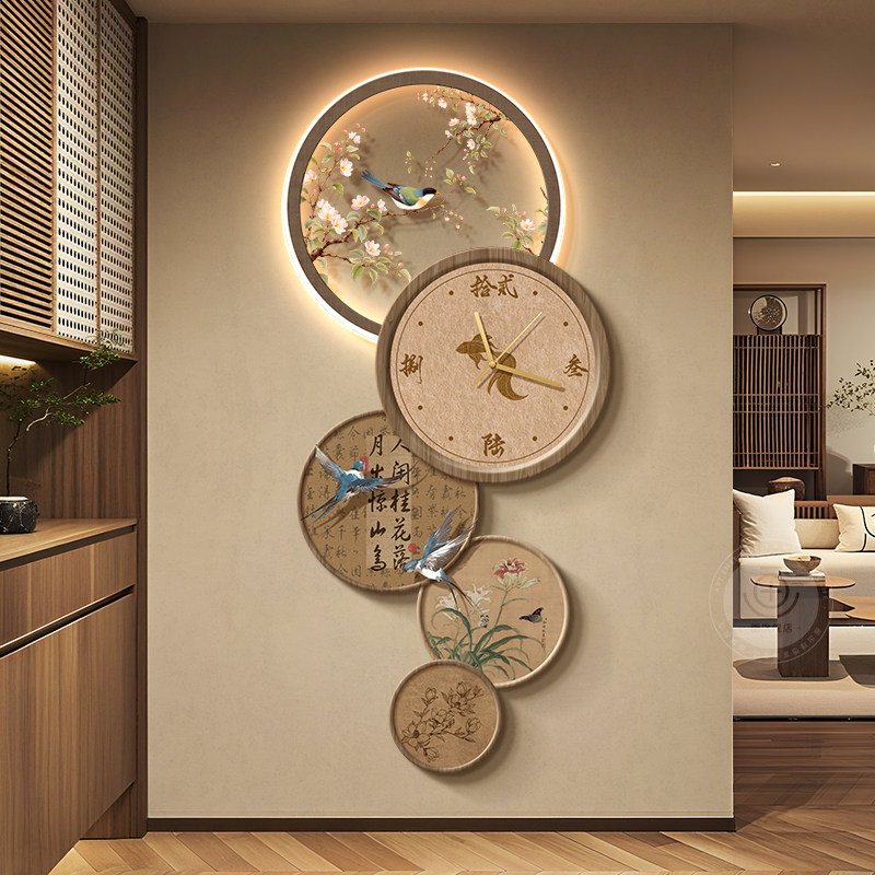 Interior Design Vintage Modern - Chinese stijl grote klok muur vintage