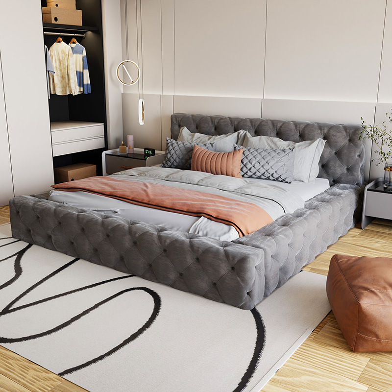 Interior Design Vintage Modern - Accent Luxe Bed Scandinavisch Comfortabel Creatief