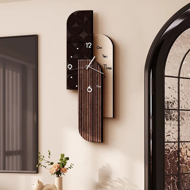 Interior Design Vintage Modern - Stil design wandhorloge houten interieur Vintage
