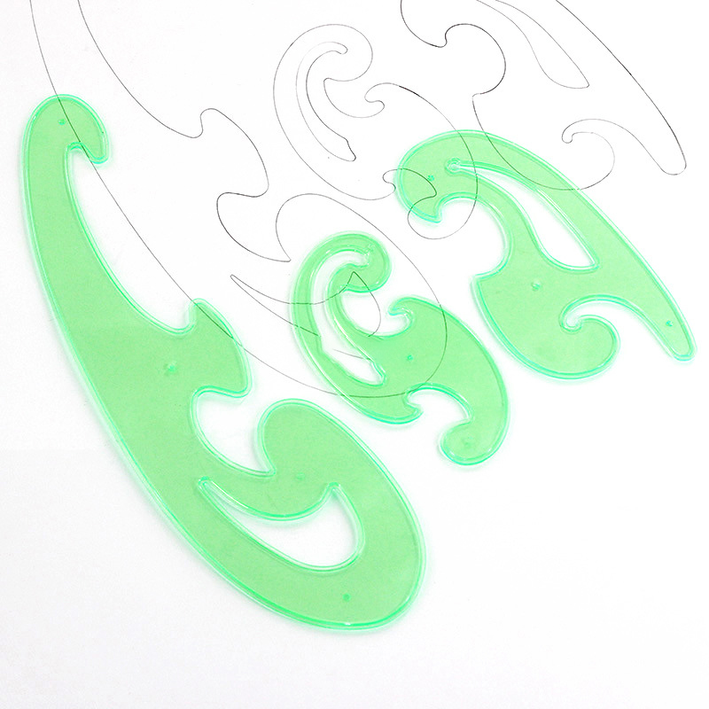 Interior Design Whimsical - 3-delige Curve Board set voor studenten,