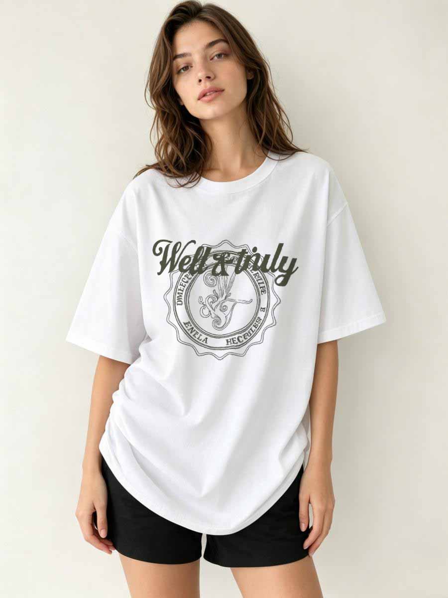 Interior Design Your Home - T-shirts Meisjes Interieurontwerp Katoen Woondecoratie Korte