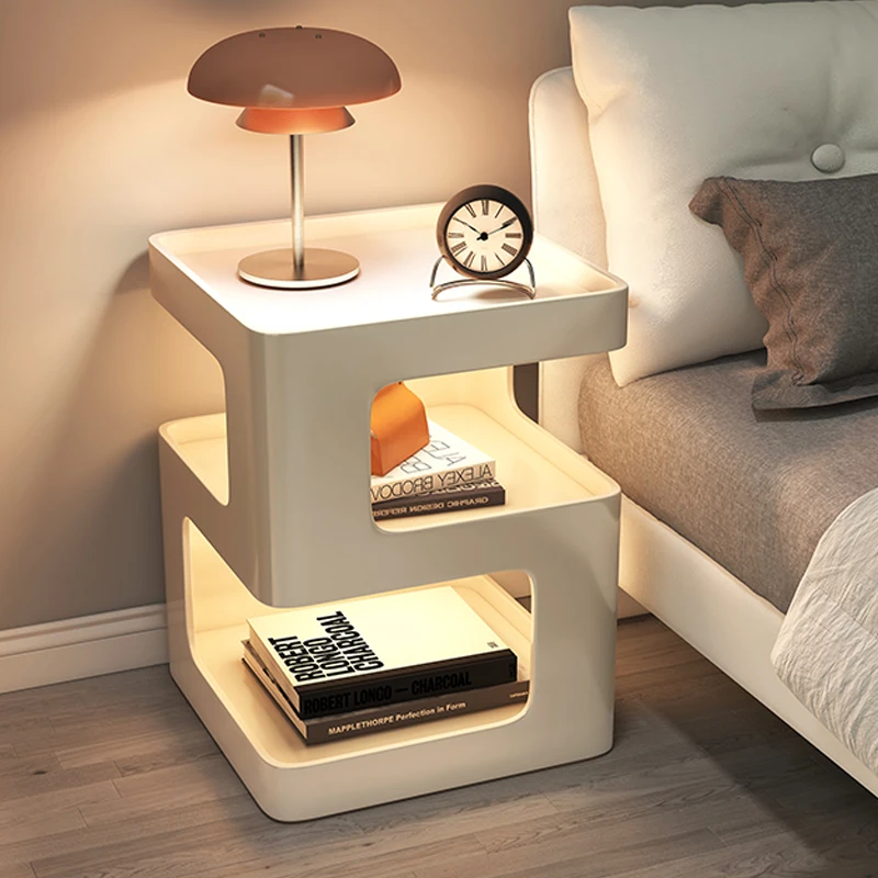 Interior Design Your Home - Modern, eenvoudig nachtkastje met een modieus,