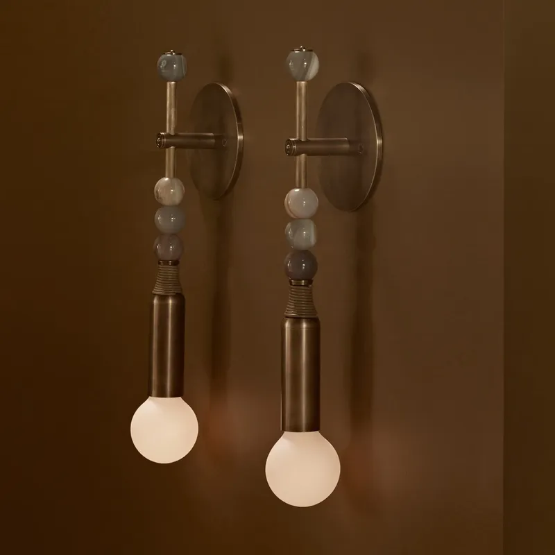 Interior Design Room - Noordse vintage decoratieve design wandlamp voor