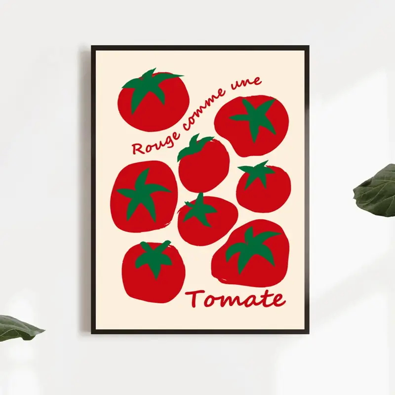 Moderne Kleurrijke Rode Tomate - Interior Design Room recensie en prijs