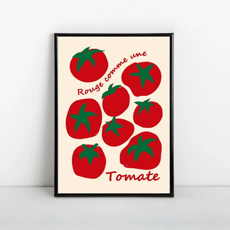 Moderne Kleurrijke Rode Tomate - Interior Design Room recensie en prijs