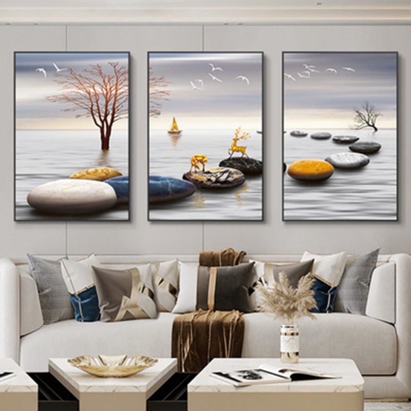 3 stks/set frameloze 3 Nordic  - Abstract Canvas Set recensie en prijs