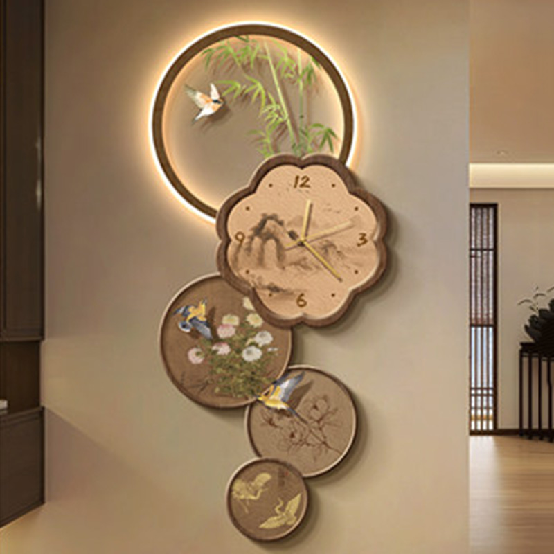 Chinese stijl grote klok muur  - Interior Design Vintage Modern recensie en prijs