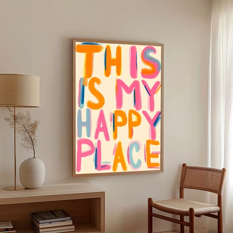 Moderne 'Dit is mijn gelukkige - Interior Design Room recensie en prijs