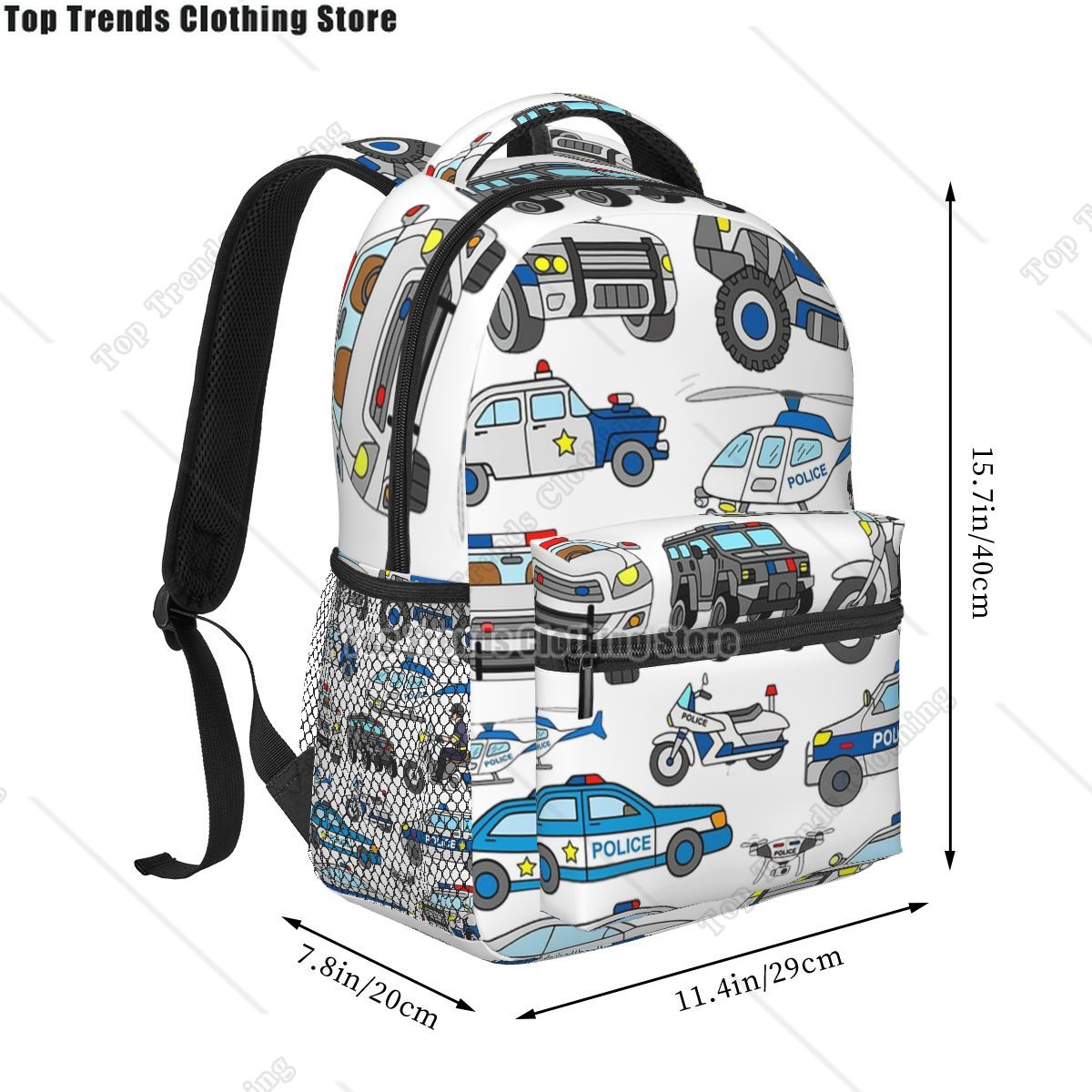 Politieauto Design Rugzakken J - Interior Design Whimsical recensie en prijs