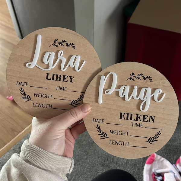 1Pc Aangepaste Baby Aankondigi - Interior Design Room recensie en prijs