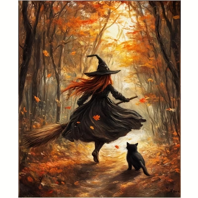 Retro Halloween Herfst Heks Op - Interior Design Room recensie en prijs