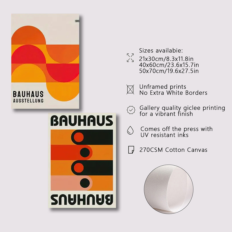 3 stks/set Bauhaus abstracte i - Abstract Canvas Set recensie en prijs