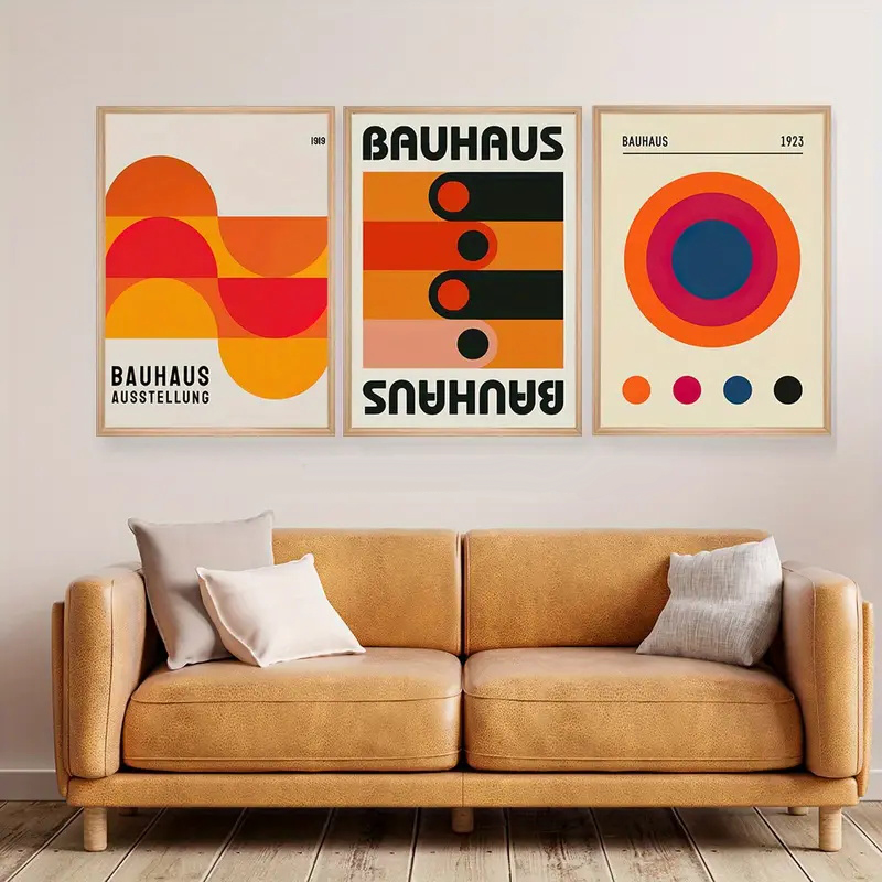 3 stks/set Bauhaus abstracte i - Abstract Canvas Set recensie en prijs
