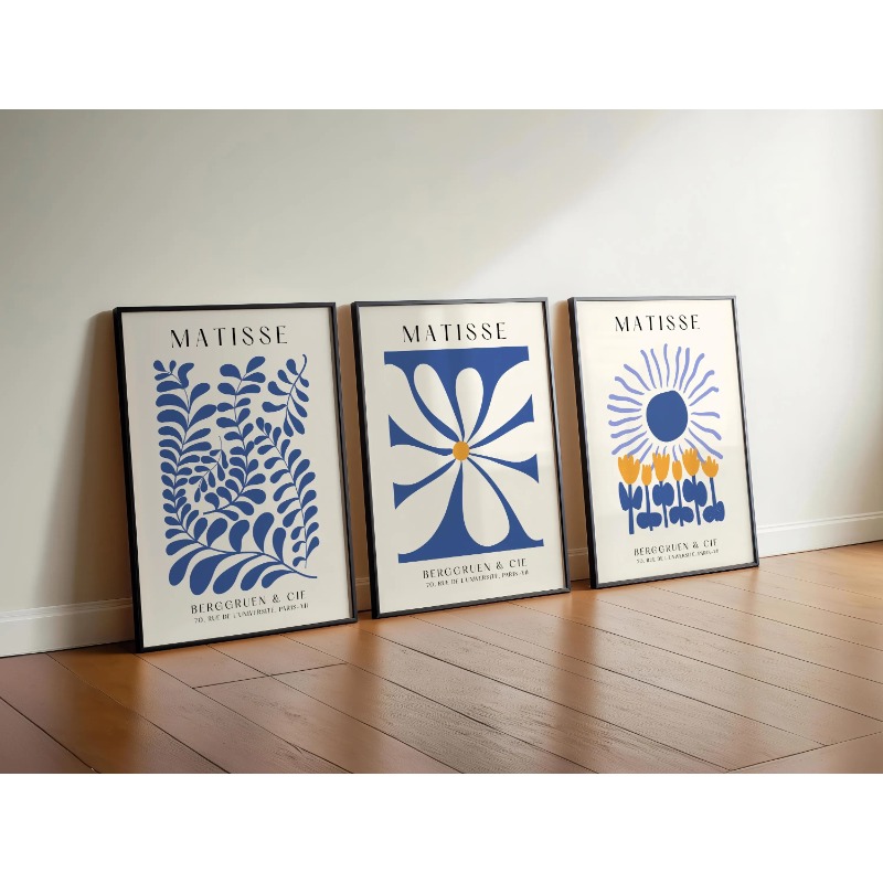 Blauwe Matisse-prints, set van - Abstract Canvas Set recensie en prijs
