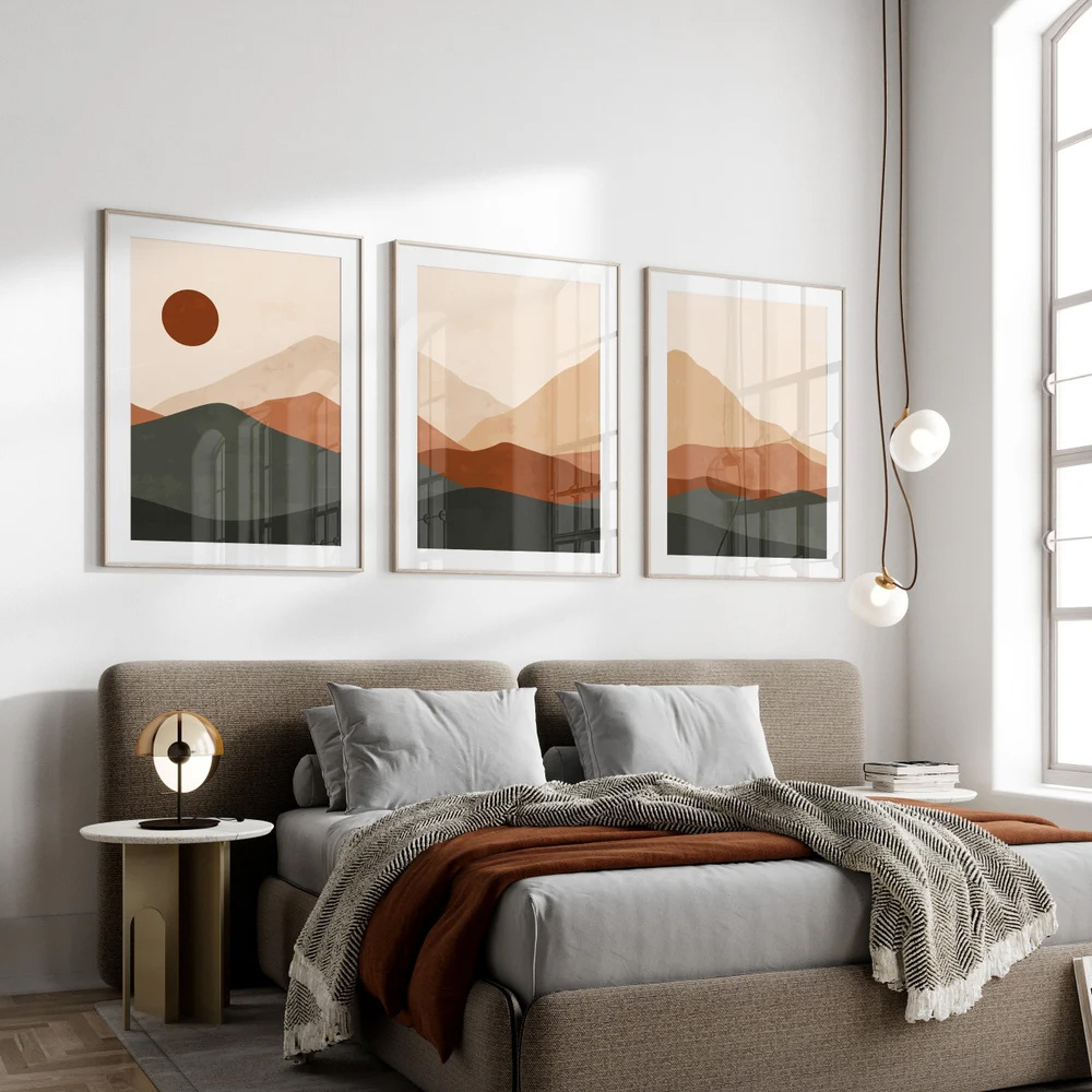 3 stks/set Boheemse abstracte  - Abstract Canvas Set recensie en prijs