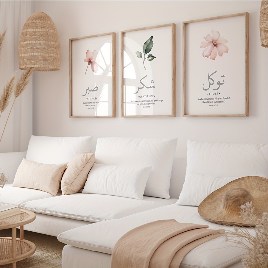3 stks/set Islamitische Koran  - Abstract Canvas Set recensie en prijs