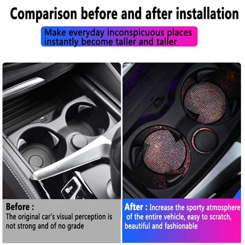 2 Stuks Auto Antislip Water Cu - Interior Design Texture recensie en prijs