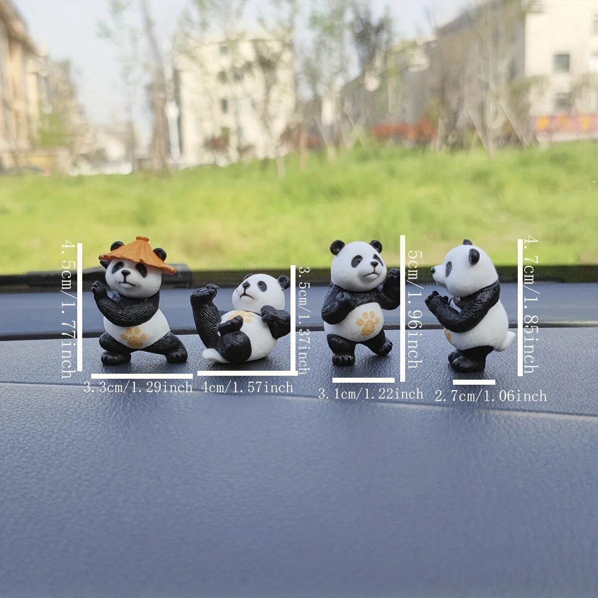 4 stks/set Panda Ontwerp Auto  - Interior Design Texture recensie en prijs