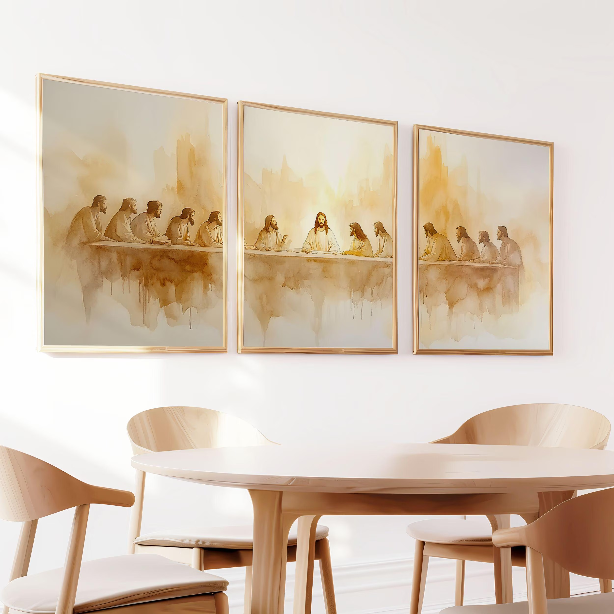 3 stks/set Het Laatste Avondma - Abstract Canvas Set recensie en prijs