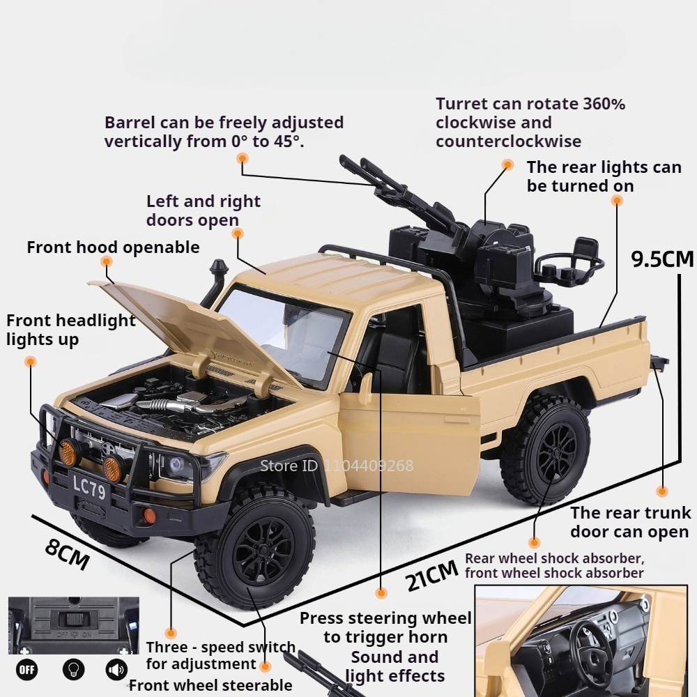1:24 Schaal LC79 FJ Cruiser Mo - Interior Design Style Quiz recensie en prijs